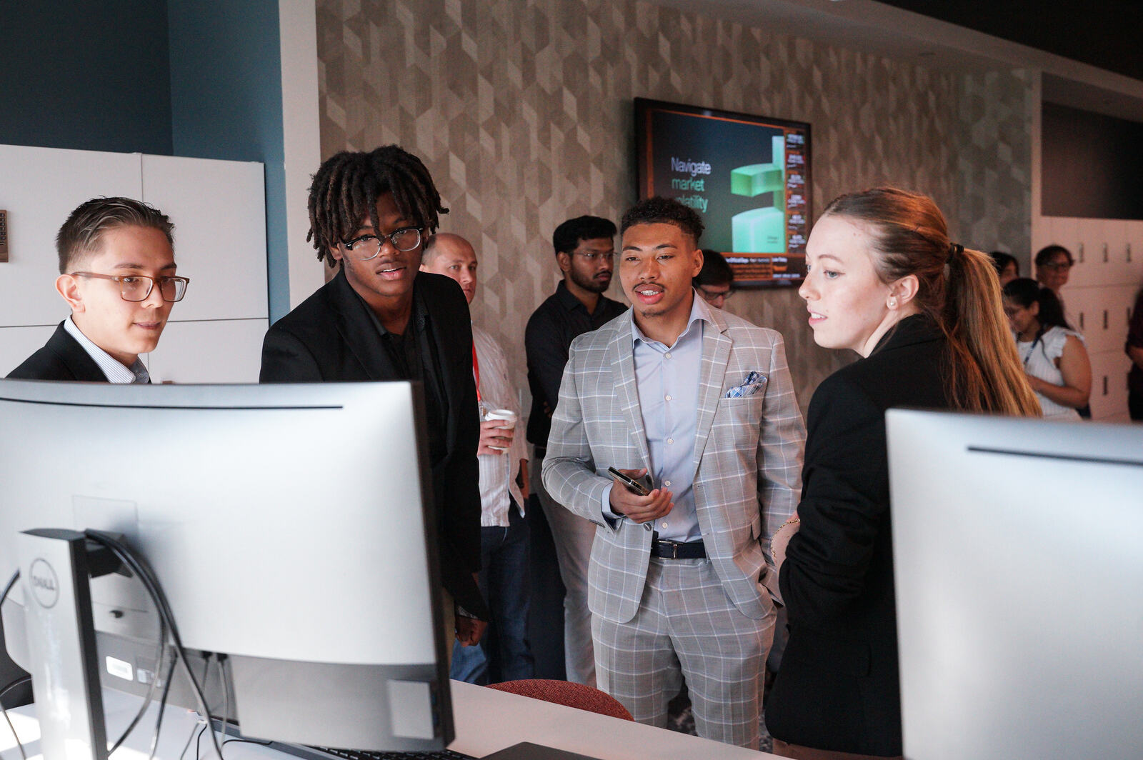 Alec Diaz collaborating with an enterprise technology team